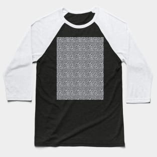 Elephant Print Skin Pattern Light Gray Baseball T-Shirt